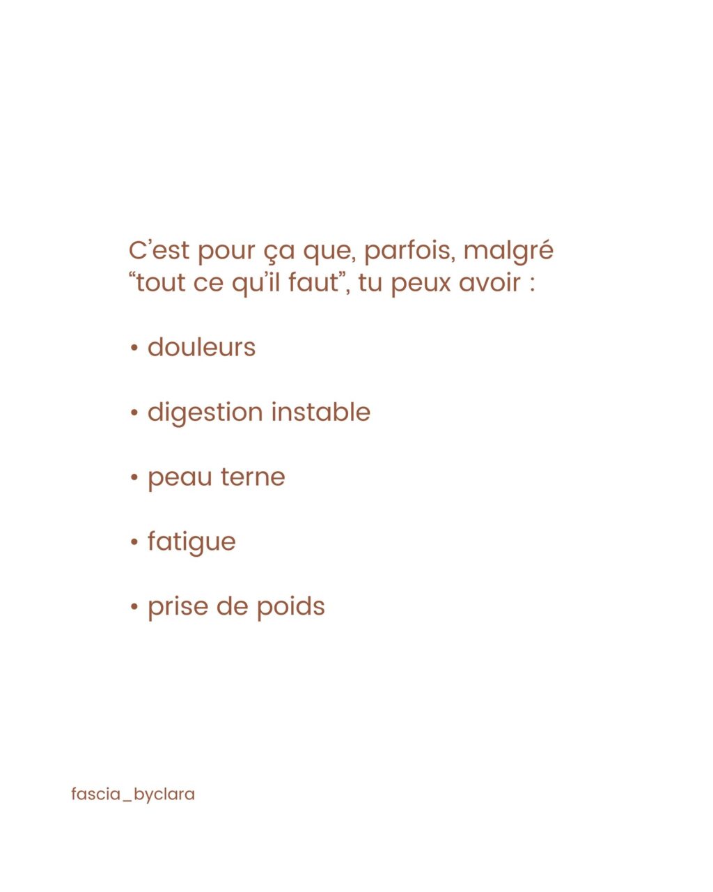 Instagram post from fascia_byclara. This post is in position 2.