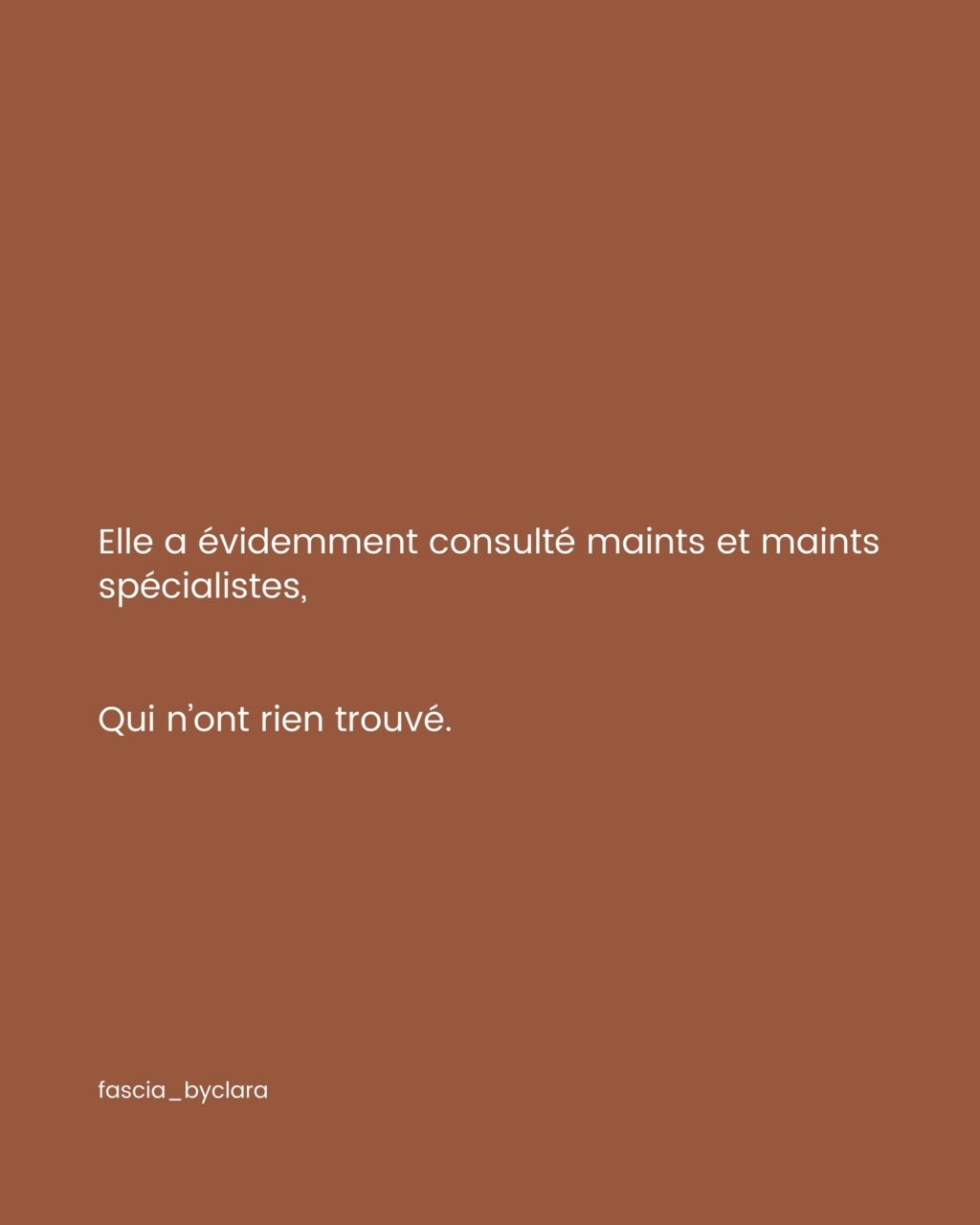 Instagram post from fascia_byclara. This post is in position 2.